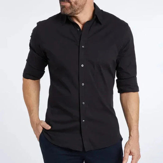 Slim Shirt With Special Zipper Closure