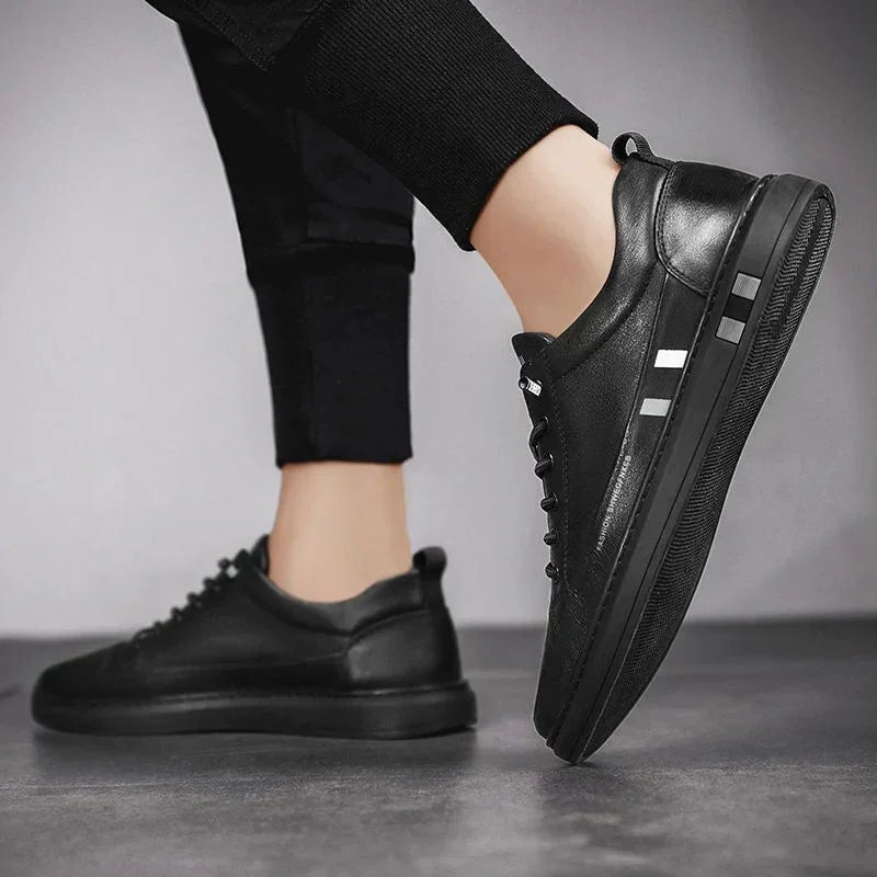 Elegant Sneakers in Genuine Leather