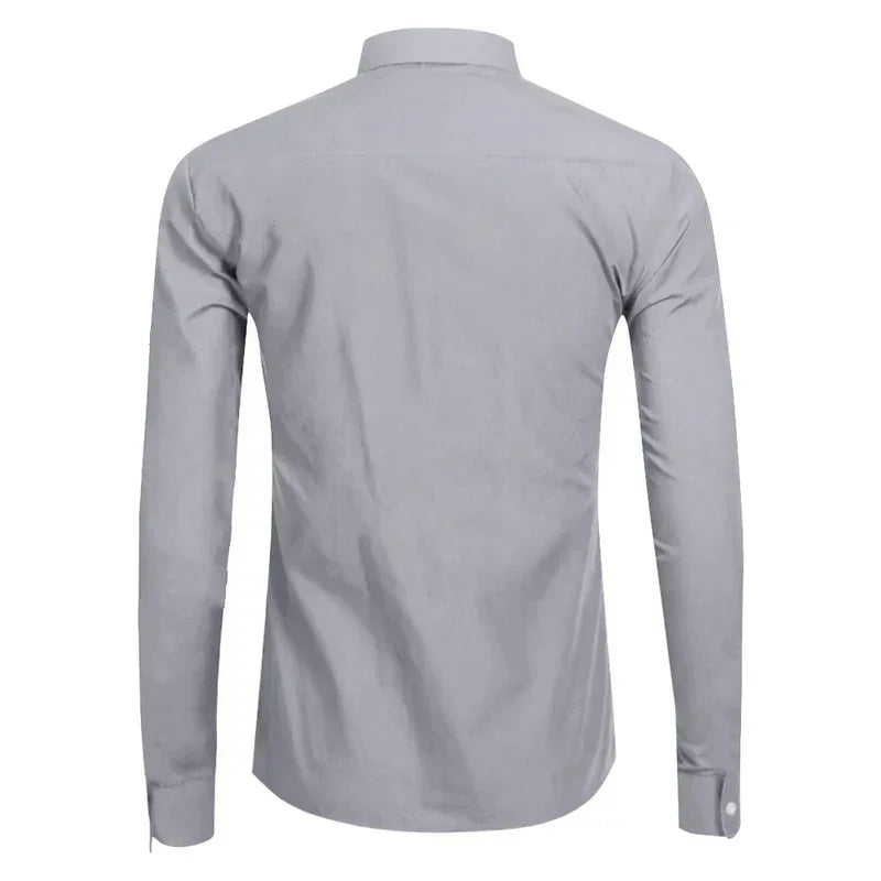 Slim Shirt With Special Zipper Closure