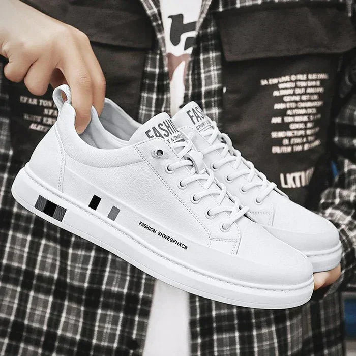 Elegant Sneakers in Genuine Leather