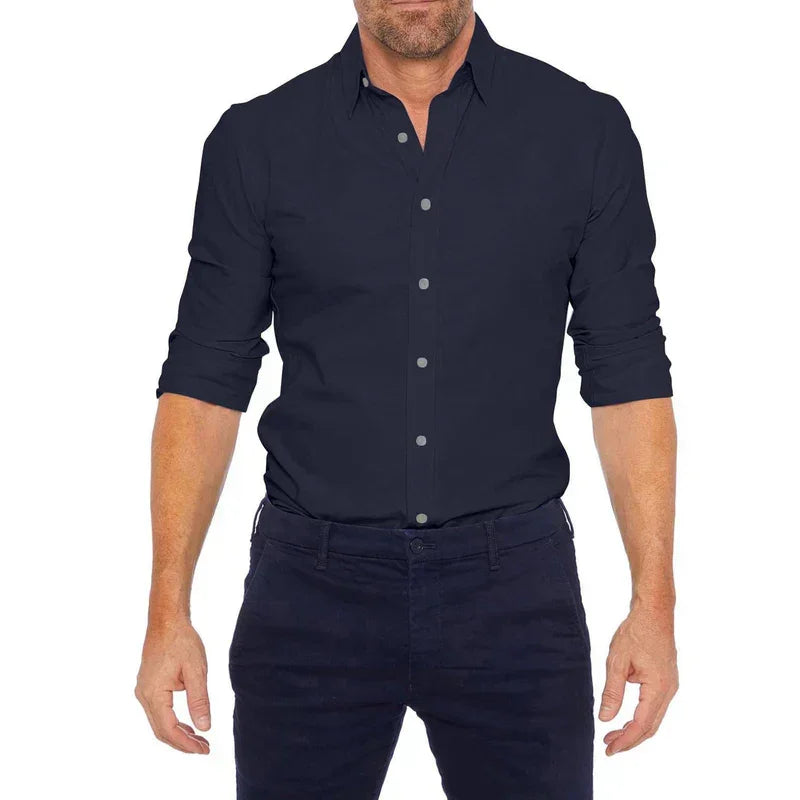 Slim Shirt With Special Zipper Closure
